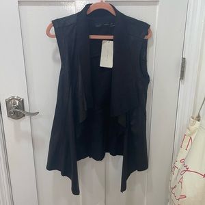 Zara black vest